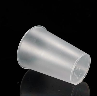 Clear/White Disposable Plastic PP Cup Round Custom Logo Plastic Cups For Juice And Boba Tea