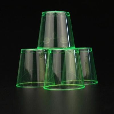 Customized Transparent Round PS Plastic Cups with Durability and Logo Design