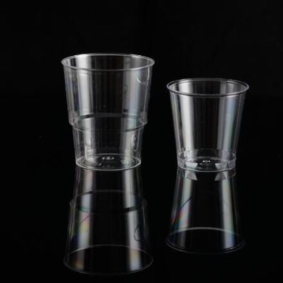 Customized Transparent Plastic Disposable Cup Plastic Cups Round PS Plastic Cups For Juice And Water