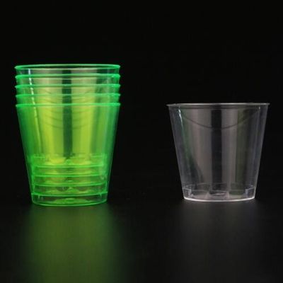 Customized Transparent Plastic Disposable Cup Plastic Cups Round PS Plastic Cups For Juice And Water