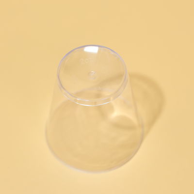 Customized 2OZ PS Plastic Cups for Hot Cold Beverages Water Juice Wine with FDA / SGS Certification
