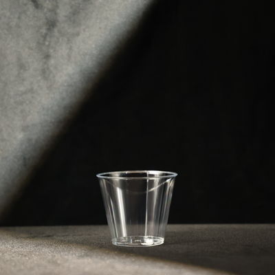 150ML FDA Transparent PS Plastic Cups With Durability SGS Certified For Juice
