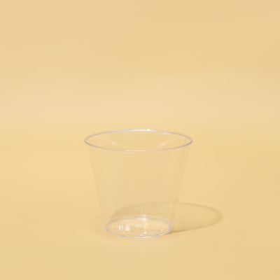 150ML FDA Transparent PS Plastic Cups With Durability SGS Certified For Juice