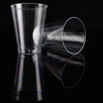210ml Customizable Logo Disposable PS Plastic Cups with FDA/SGS Certification