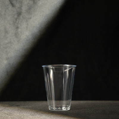 Customizable Clear Disposable 7oz PS Plastic Cups for Hot and Cold Beverages