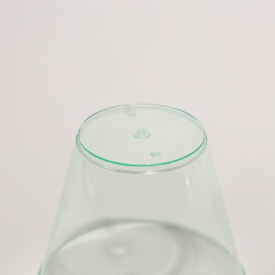 Custom Logo Printed Crystal Clear Disposable PS Plastic Cup For Juice And Water