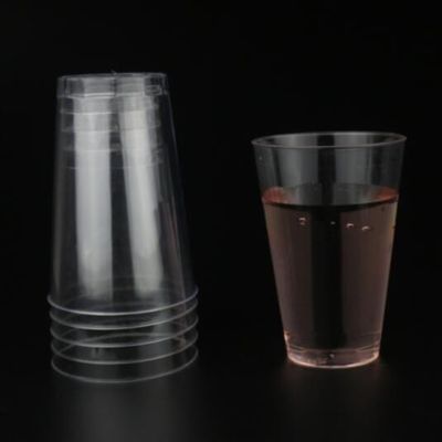 15.5g PS Round Plastic Printed Cups 12OZ For Water Hot And Cold Beverages