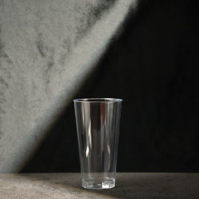 16OZ Crystal Clear PS Plastic Cups Disposable Plastic Party Cups With Logo