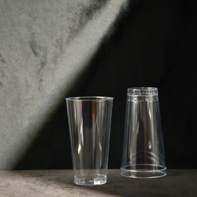 16OZ Crystal Clear PS Plastic Cups Disposable Plastic Party Cups With Logo