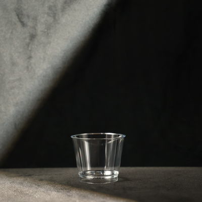Durable Clear PS Plastic Cups Ice Cream Cup Transparent Plastic Cake Cup