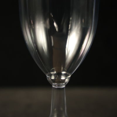 7OZ Disposable Plastic Goblet Cup PS Plastic Cups For Cold Drink FDA / SGS Certified