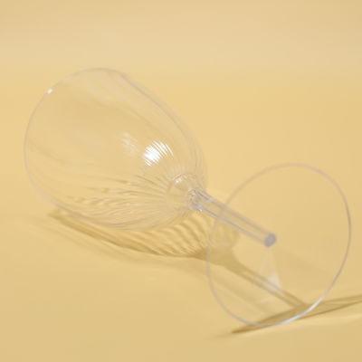 270ml High Durability PS Plastic Cups Goblet For Beverage Wine And Champagne