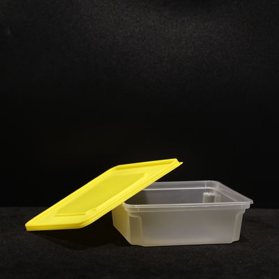 Leak Proof Disposable PP Lunch Box Fruit Packaging Box / Fast Food Lunch Box For Sandwich Hot Dog