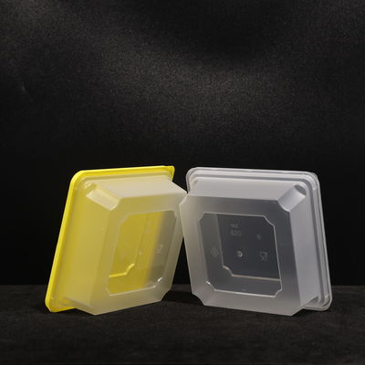 620ml Square PP Lunch Box With Snap On Lid For Hot And Cold Food