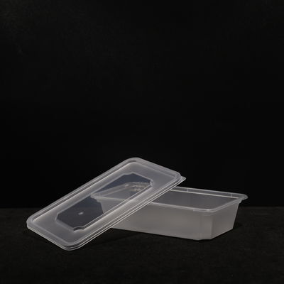 Disposable PP Lunch Box Leak Proof Sandwich Packaging Box In Customized Color