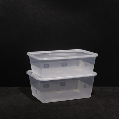 650ML PP Lunch Box With Lid Customized Printing Durable and Reusable for Vegetable