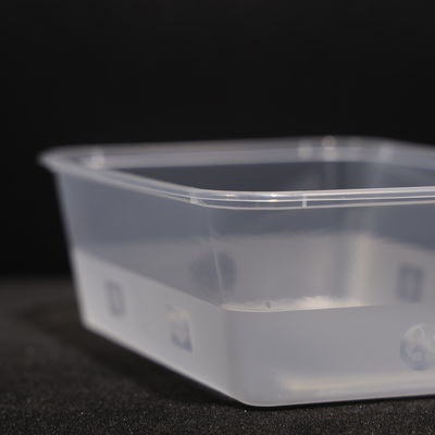 650ML PP Lunch Box With Lid Customized Printing Durable and Reusable for Vegetable
