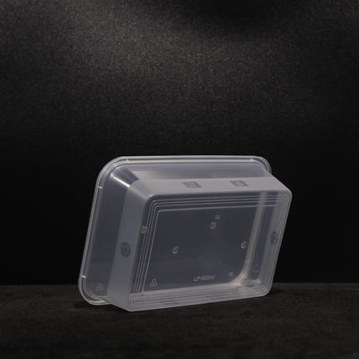 650ML PP Lunch Box With Lid Customized Printing Durable and Reusable for Vegetable