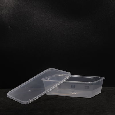 650ML PP Lunch Box With Lid Customized Printing Durable and Reusable for Vegetable