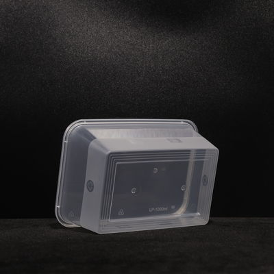 Customized Fast Food Box PP Lunch Box  Stackable for Easy Transport
