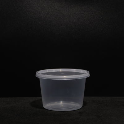 Round BPA Free PP Lunch Box with Customizable Printing for Food and Snacks