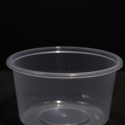 Leak Proof Microwaveable 540ml Round Stackable PP Lunch Box with Customized Color