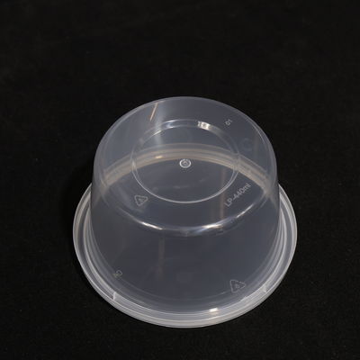 Leak Proof Microwaveable 540ml Round Stackable PP Lunch Box with Customized Color