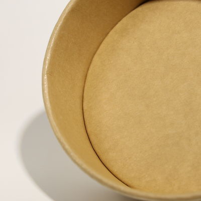 Round Custom Printed Kraft Paper Boxes Packaging Recyclable For Business