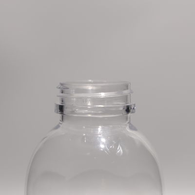 300ml Screw On Lid Plastic PET Bottle For Boba Tea Coffee And Cold Juice