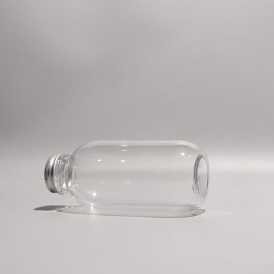 Disposable Transparent Plastic PET Bottle For Juice Beverages And Coffee