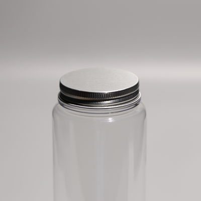 Round PET Plastic Bottles BPA Free Takeaway Juice Bottles With Aluminum Caps Or Plastic Caps