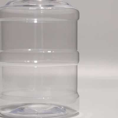 Disposable Clear Plastic PET Bottle 500ml With Aluminum Caps For Cold Juice Storage