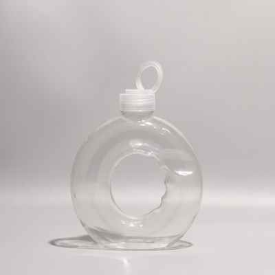 Customized PET Bottle with Ring Shape and Aluminum Lid For Water