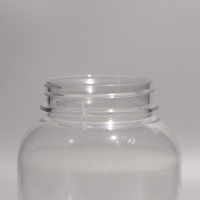 Customized Color Round BPA Free PET Plastic Bottles U shape  with Screw On Lid