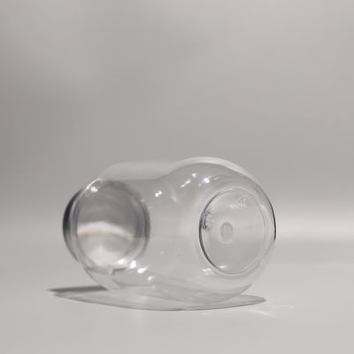 Round 500ml Plastic PET Bottle For Juice With Aluminum Or Plastic Cap