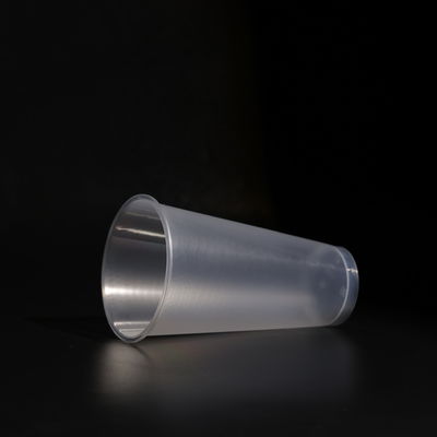 500ml Clear Plastic Disposable PP Cups With Lid for Beverages And Boba Tea