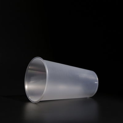 Customized Printing 500ML Plastic PP Juice Cup With Lid For Coffee