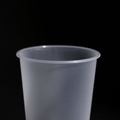Customized Printing 500ML Plastic PP Juice Cup With Lid For Coffee