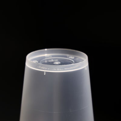 BPA Free Plastic Round PP Cup With Customizable Logo And Lid For Juice Or Boba Tea