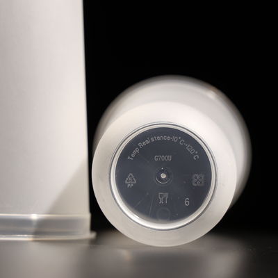 Beverage White Plastic Disposable Cup PP Plastic Cups With Dome/Flat Lid For Takeaway Juice