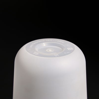 Customized Logo Printed  U Shape Disposable Plastic PP Drinking Cups With Flat/Dome Lid