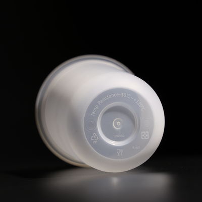 Customized Logo Printed  U Shape Disposable Plastic PP Drinking Cups With Flat/Dome Lid