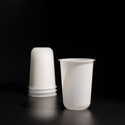 Customized Logo Plastic PP Cups with Flat/Dome Lids For Cold Juice