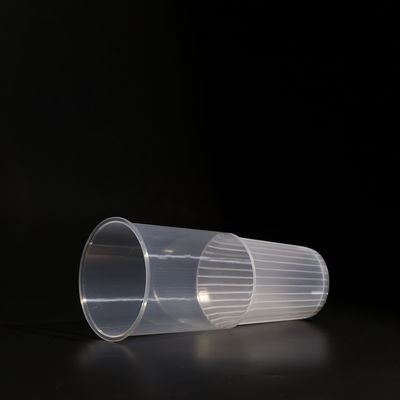 Disposable Plastic PP Cup with 700ml Capacity in Torch Shape For Juice