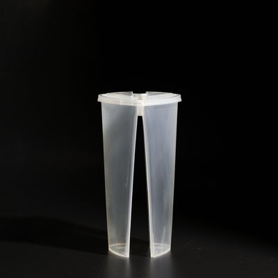 FDA Certification Customized Logo Double Plastic PP Cup With Dome Lid