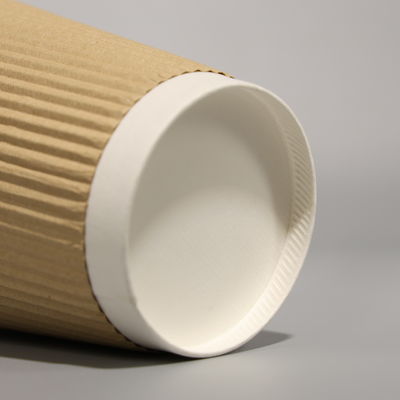 Leak Proof Disposable Paper Cup 12OZ/16OZ With Snap On Lid For Cold / Hot Coffee