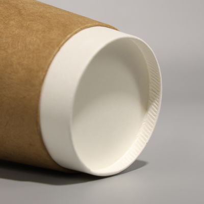Single / Double Wall Round Disposable Paper Cup With Snap On Lid