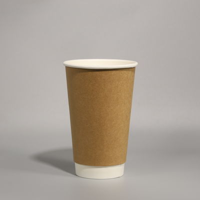 Leak proof Disposable Paper Cup Single Double Wall Round Custom Printed Paper Cups