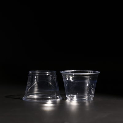 Customized Logo Printed PET Plastic Cup with Lids and Straws (50 Pack)