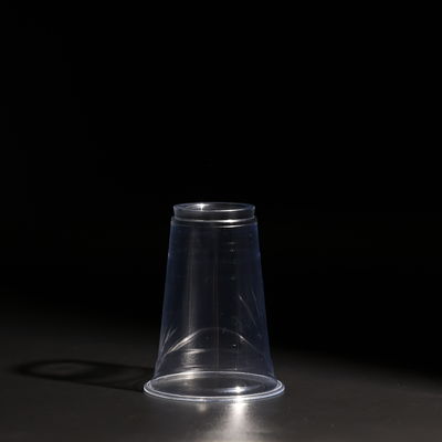 9oz Plastic PET Cup With Flat/Dome Lid For Iced Coffee Boba Tea And Cold Juice